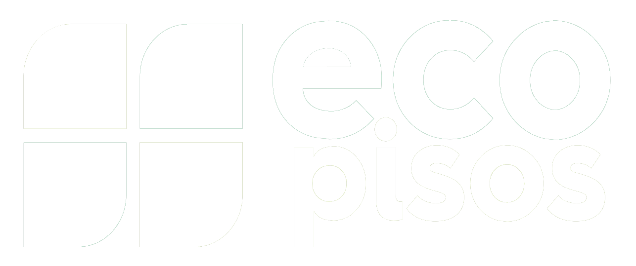 logo ecopisos blanco